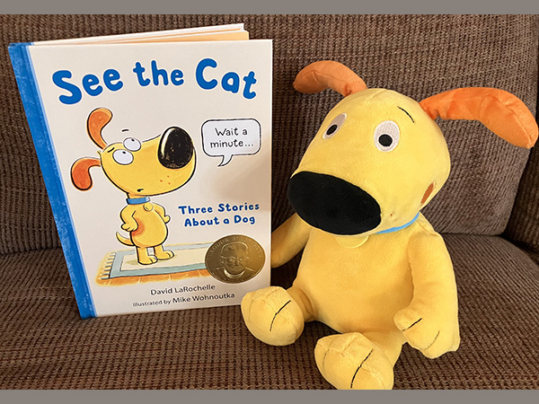 Welcoming the new plush version of Max from See the Cat.