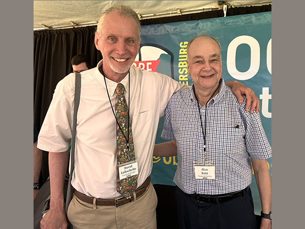 David LaRochelle and Alan Katz at the Gaithersburg Book Festival